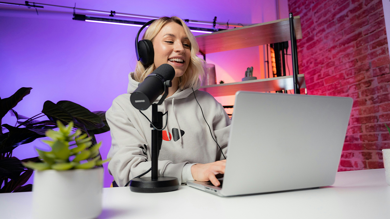 attrezzatura per podcast